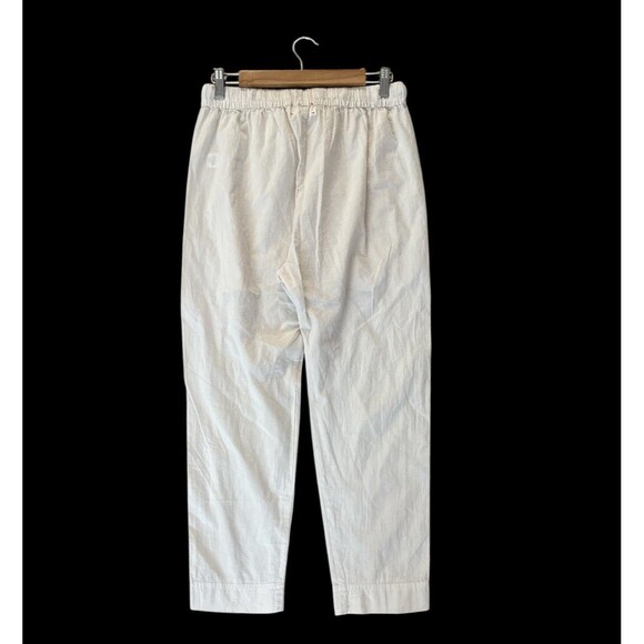 XiRENA Size Small Off White Lightweight Pants Drawstring Pockets Minimalist - Picture 2 of 9